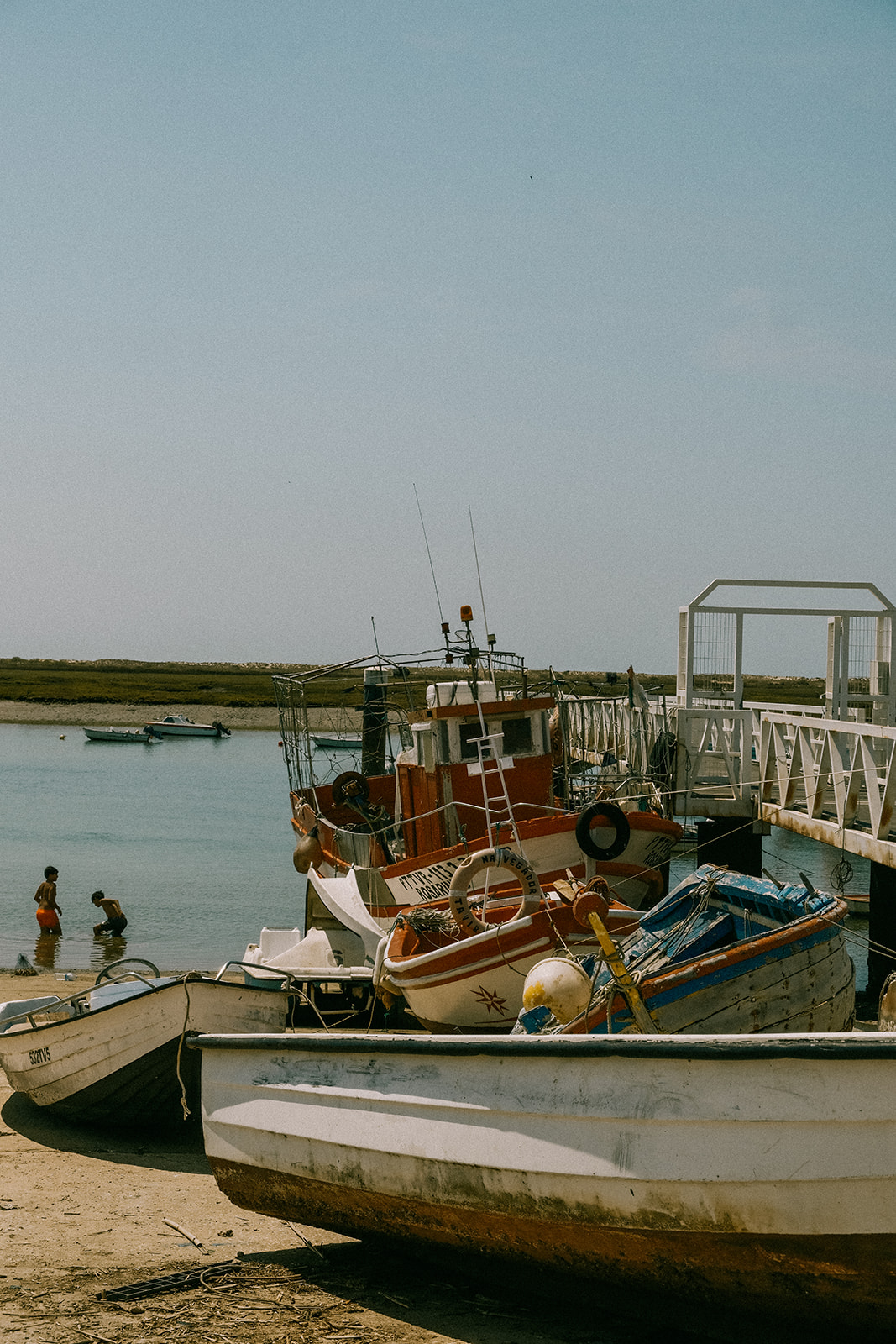 Fishing boats — Santa Luzia, Ria Formosa