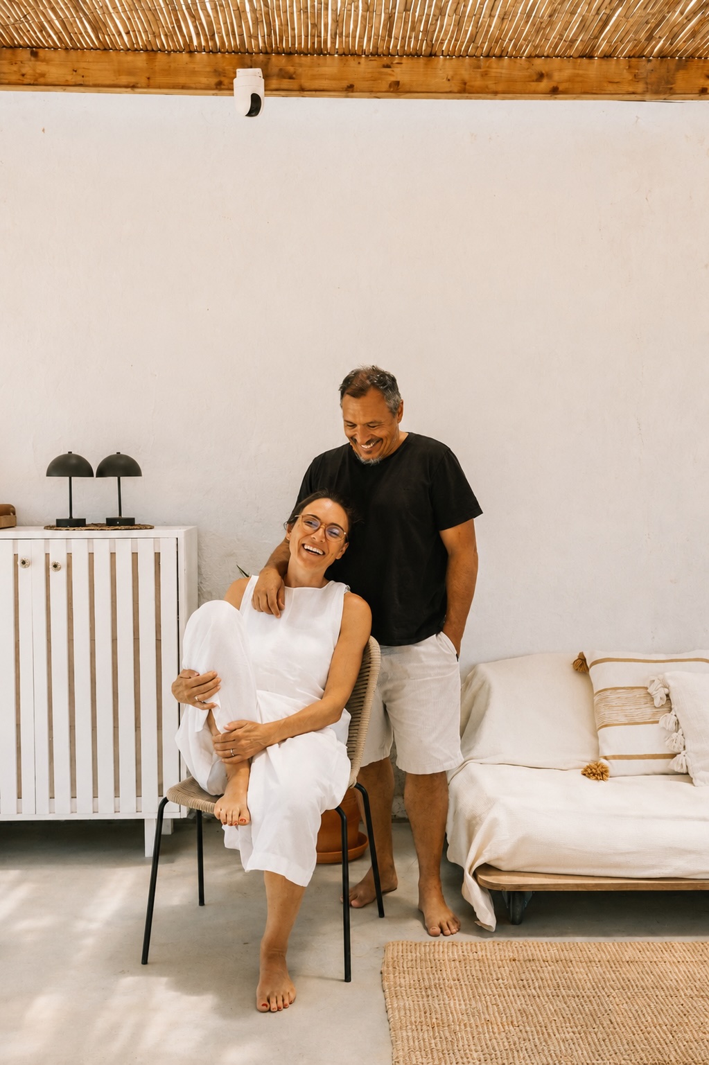 Alexandra & Alberto — your hosts at Luz Retreat